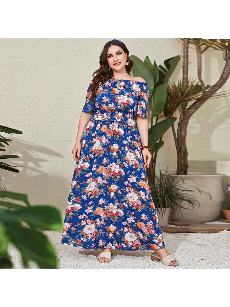 Spot Middle East plus-size bohemian new elasticated waist print suit dress woman Plus Size bodycon dress
Spot Middle East plus-size bohemian new elasticated waist print suit dress woman Plus Size bodycon dress