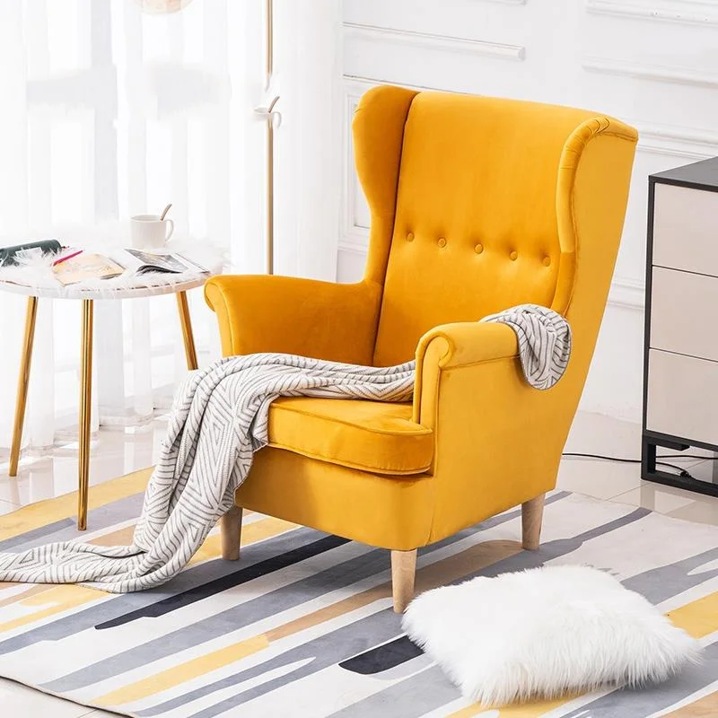 Single Fabric Sofa American Light Luxury High Back Tiger Chair Bedroom Balcony Simple Modern Leisure Nordic Sofa Chair
Single Fabric Sofa American Light Luxury High Back Tiger Chair Bedroom Balcony Simple Modern Leisure Nordic Sofa Chair