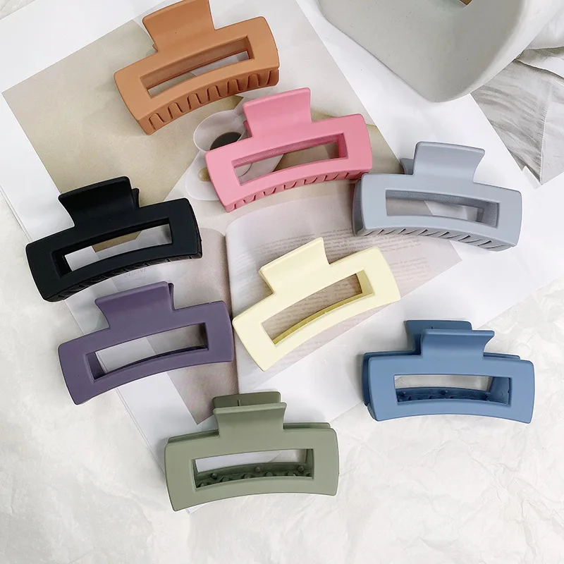 Candy Color Hair Claws Geometric Hollow Large Square Hair Clamps Ponytail Shark Clip Women Girls Hair Accessories Gifts
Candy Color Hair Claws Geometric Hollow Large Square Hair Clamps Ponytail Shark Clip Women Girls Hair Accessories Gifts