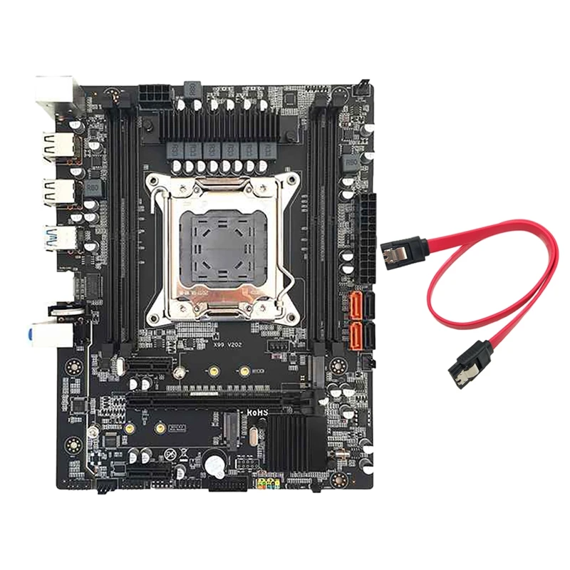 Материнская плата X99 с кабелем SATA, LGA 2011 4XDDR4 REG ECC память USB3.0 M.2 NVME SATA3.0, материнская плата для процессора Xeon E5 V3 V4
Материнская плата X99 с кабелем SATA, LGA 2011 4XDDR4 REG ECC память USB3.0 M.2 NVME SATA3.0, материнская плата для процессора Xeon E5 V3 V4