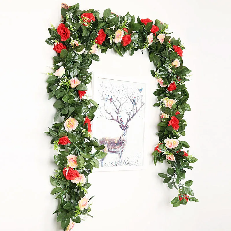 Artificial Flower Vine Rose 11 Flowers Natural Garland For Wedding Garden Decor 66cy
Artificial Flower Vine Rose 11 Flowers Natural Garland For Wedding Garden Decor 66cy