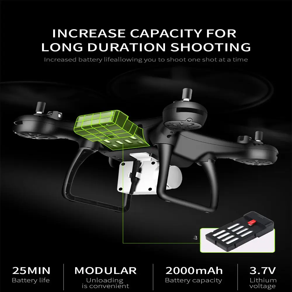 360° Rollover 720P/1080P Air Stability Height Remote Control Aircraft Drones RC Drone UAV Airplanes
360° Rollover 720P/1080P Air Stability Height Remote Control Aircraft Drones RC Drone UAV Airplanes