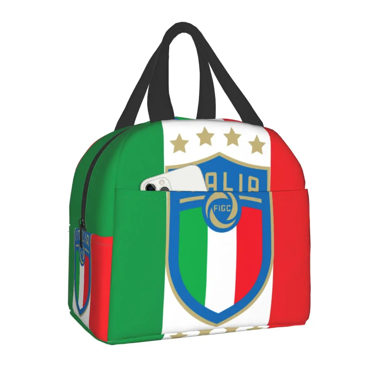 Italia Figc Flag Insulated Lunch Bag for School Office Italian Football Resuable Cooler Thermal Bento Box Women Kids Lunch Box
Italia Figc Flag Insulated Lunch Bag for School Office Italian Football Resuable Cooler Thermal Bento Box Women Kids Lunch Box