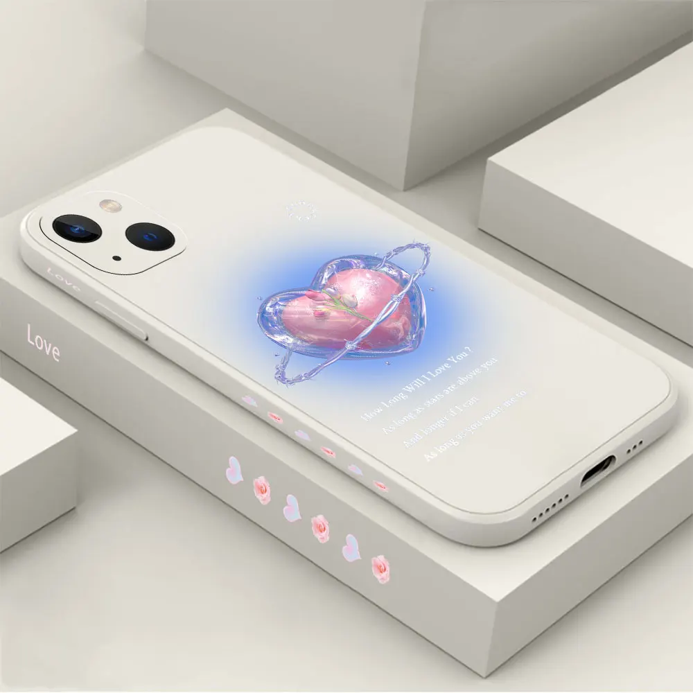 Love Flower Phone Case For Apple iPhone 14 13 12 11 Pro Max Mini 8 7 6 6S X XR XS SE Plus Cover Liquid Silicone Fundas Cqoues
Love Flower Phone Case For Apple iPhone 14 13 12 11 Pro Max Mini 8 7 6 6S X XR XS SE Plus Cover Liquid Silicone Fundas Cqoues