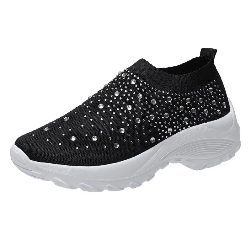 Women Lightweight Sneakers Summer Casual Rhinestone Shoes Ladies Vulcanized Shoes Bling Slip on Sneaker Female Zapatillas Mujer
Women Lightweight Sneakers Summer Casual Rhinestone Shoes Ladies Vulcanized Shoes Bling Slip on Sneaker Female Zapatillas Mujer