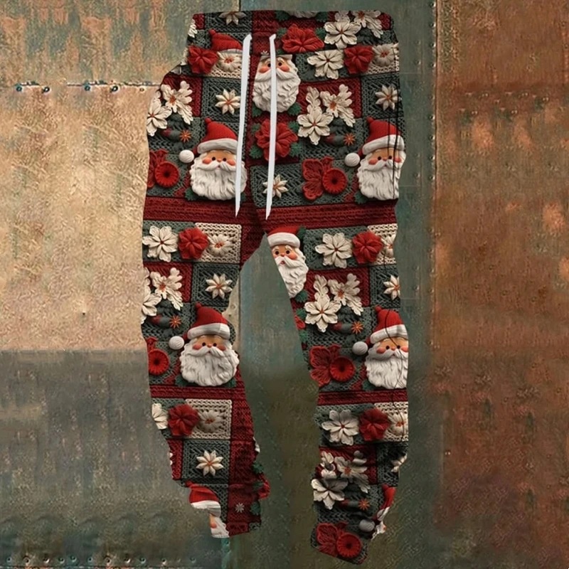 New Christmas Pants For Men Autumn Men's Drawstring Sports Pants 3d Santa Claus Print Pants Fashion Casual Oversized Sweatpants
New Christmas Pants For Men Autumn Men's Drawstring Sports Pants 3d Santa Claus Print Pants Fashion Casual Oversized Sweatpants