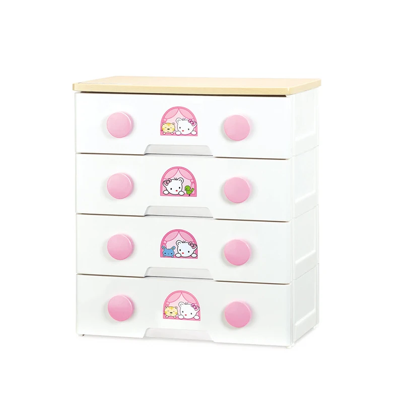 High quality cute bathroom wooden top plastic clothes storage cabinet dresser 4 drawer
High quality cute bathroom wooden top plastic clothes storage cabinet dresser 4 drawer
