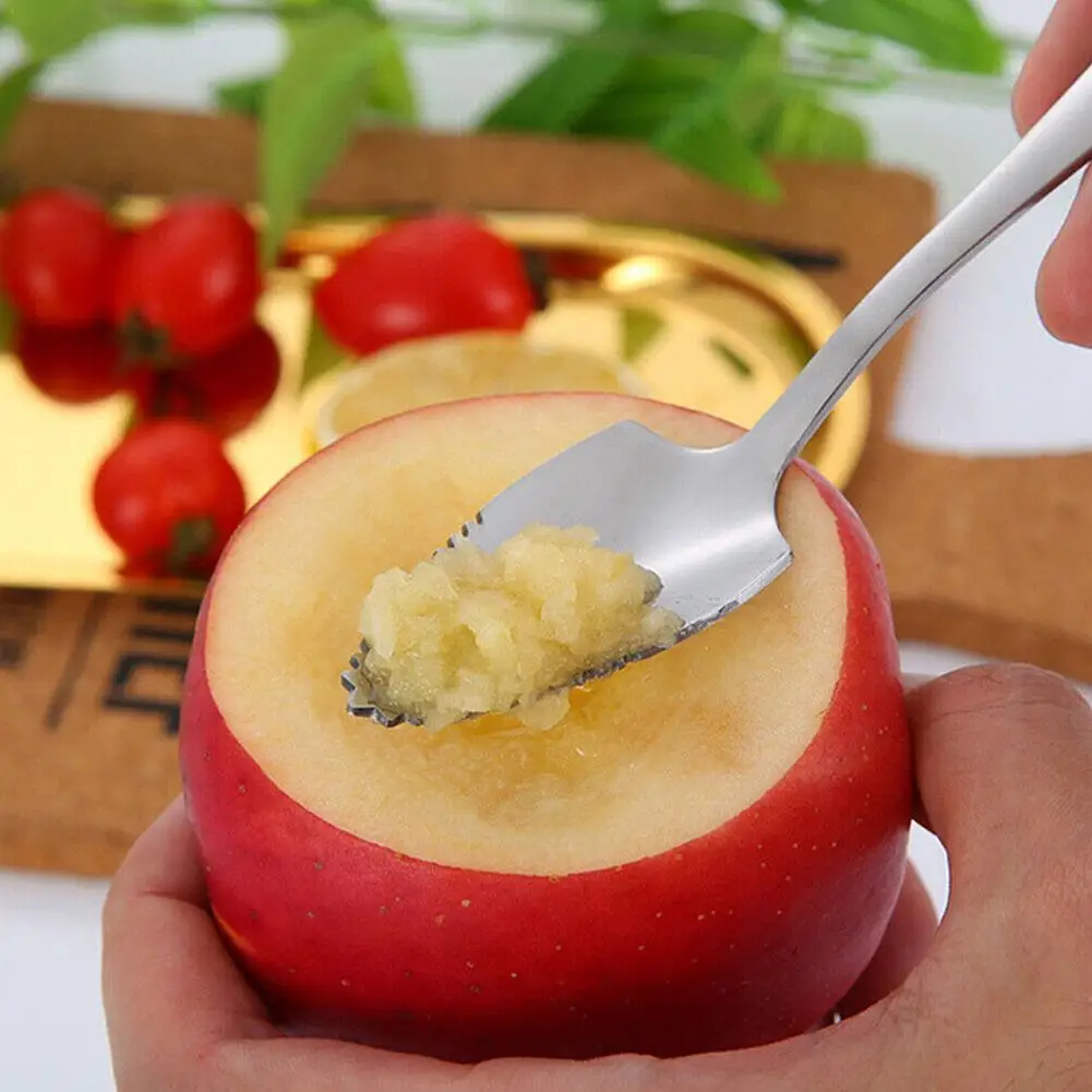 Fruit Spoon Baby Scraper Puree Spoon Tableware Kids Supplement Puree Scraping Tools Mud Fruit Food Steel D7t7
Fruit Spoon Baby Scraper Puree Spoon Tableware Kids Supplement Puree Scraping Tools Mud Fruit Food Steel D7t7