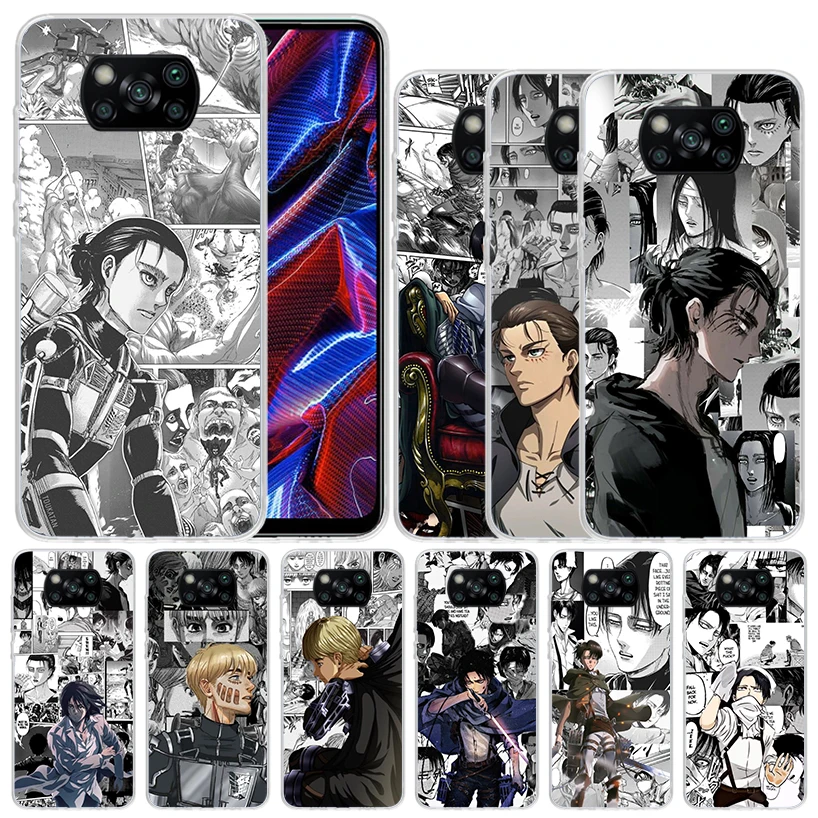 Attack On Titan Anime Soft Cover for Xiaomi Poco X5 Pro X4 Gt X3 Nfc M5S Print Phone Case M4 M3 M2 F3 F2 F1 Mi Note 10 Lite Coqu
Attack On Titan Anime Soft Cover for Xiaomi Poco X5 Pro X4 Gt X3 Nfc M5S Print Phone Case M4 M3 M2 F3 F2 F1 Mi Note 10 Lite Coqu