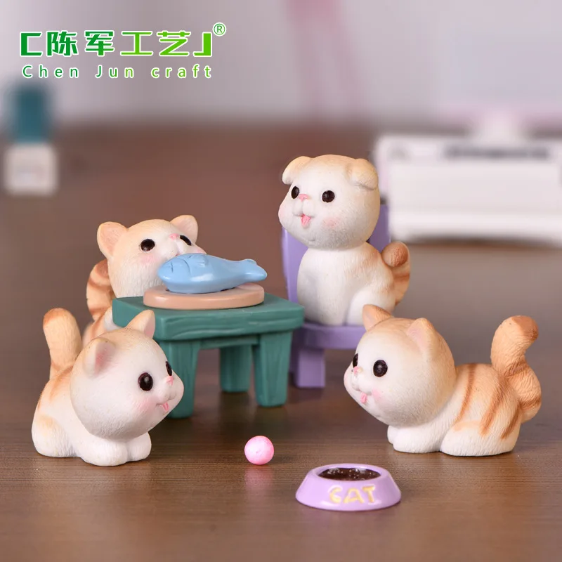 Naughty kitten pet cartoon micro landscape DIY gardening accessories bonsai meat ornaments support stall supply
Naughty kitten pet cartoon micro landscape DIY gardening accessories bonsai meat ornaments support stall supply
