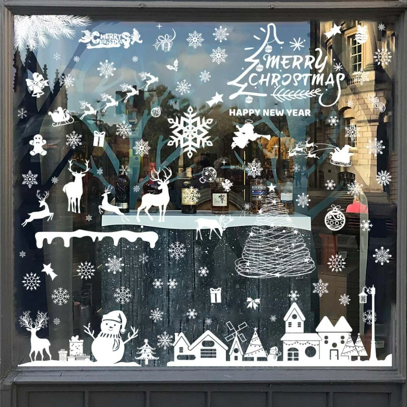 PVC Christmas Window Stickers Santa Claus Snowman DIY Wall Decal 2023 Christmas Decorations for Home New Year Ornaments Gift
PVC Christmas Window Stickers Santa Claus Snowman DIY Wall Decal 2023 Christmas Decorations for Home New Year Ornaments Gift