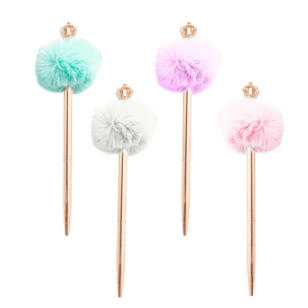 4Pcs Fluffy Pens Calligraphy Pens Portable Ball-point Pens Portable Writing Pens for Teacher Student Classmate
4Pcs Fluffy Pens Calligraphy Pens Portable Ball-point Pens Portable Writing Pens for Teacher Student Classmate