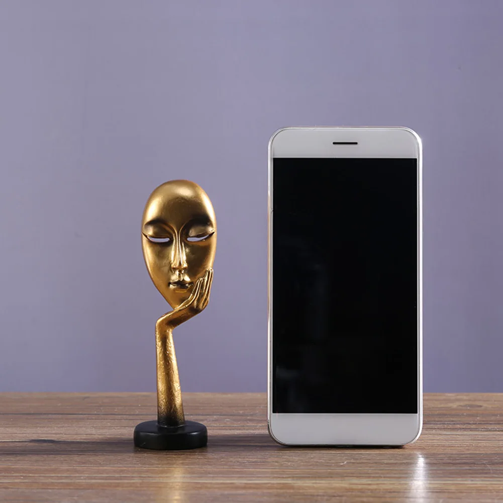Brand New Sculpture Exquisite Decoration Art Statue Carving Figurine Creative Face Art Statue Gold Ornaments Home
Brand New Sculpture Exquisite Decoration Art Statue Carving Figurine Creative Face Art Statue Gold Ornaments Home