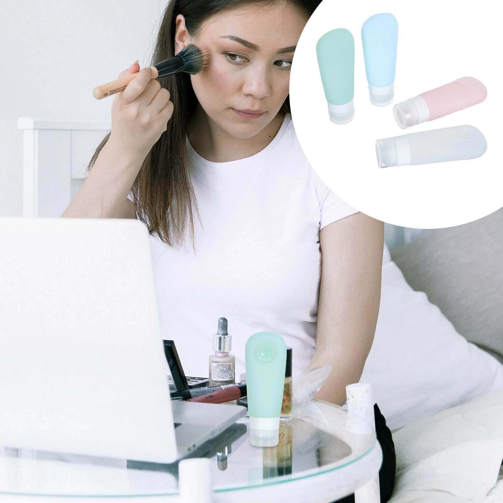 Bottles Travel Bottle Silicone Empty Lotion Refillable Containers Makeup Portable Container Shampoo Proof Foundation Toiletries
Bottles Travel Bottle Silicone Empty Lotion Refillable Containers Makeup Portable Container Shampoo Proof Foundation Toiletries