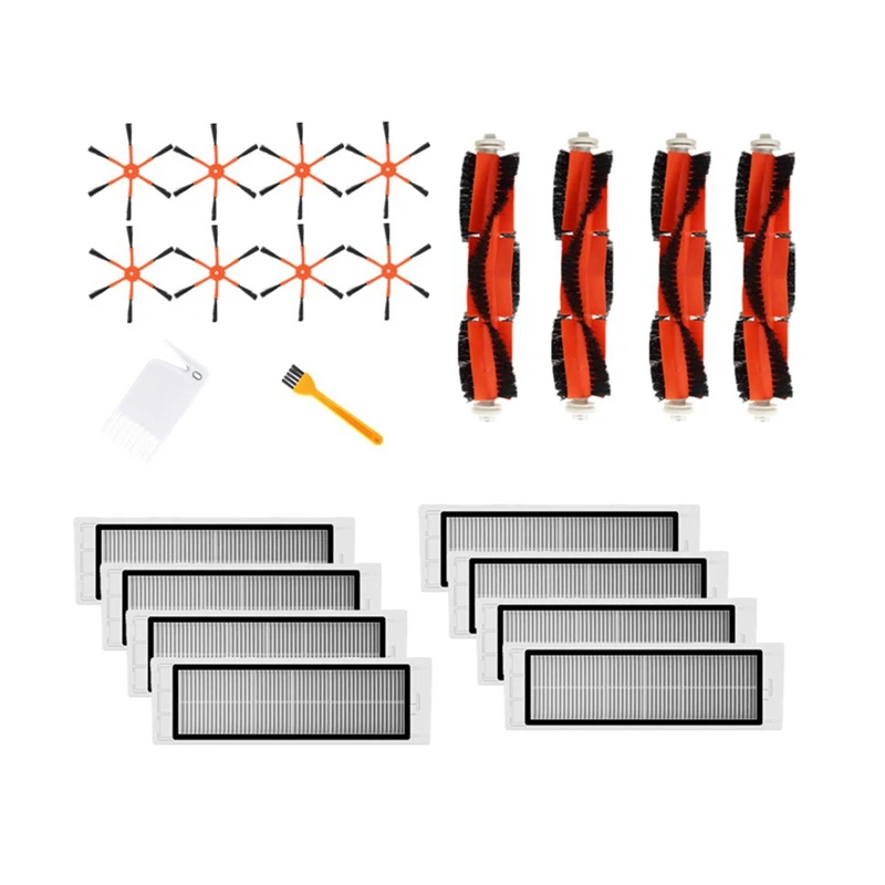Запчасти для робота-пылесоса Xiaomi MI 2 Roborock S50 S51, фильтр НЕРА + боковая щетка + основная щетка, аксессуары 
Запчасти для робота-пылесоса Xiaomi MI 2 Roborock S50 S51, фильтр НЕРА + боковая щетка + основная щетка, аксессуары