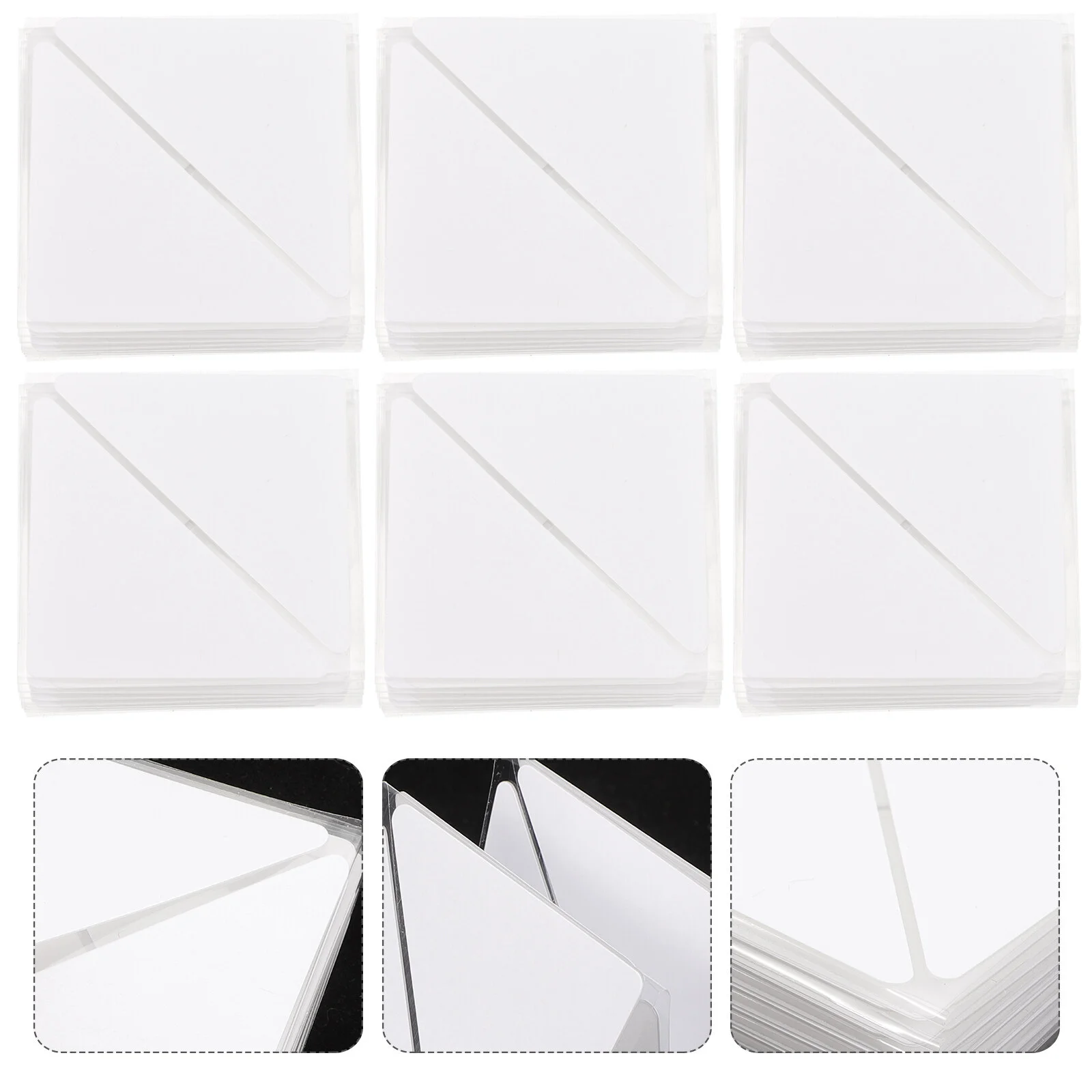 60 Pcs Placket Dress Accessoriess Self-adhesive Stays Shirts Male Collar Formal Wear Supports Pvc Man Supplies 
60 Pcs Placket Dress Accessoriess Self-adhesive Stays Shirts Male Collar Formal Wear Supports Pvc Man Supplies