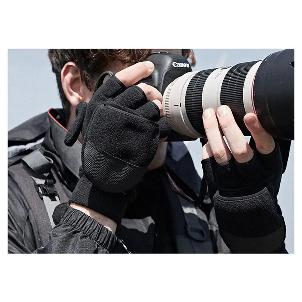 Fingerless Gloves 1 Pair Of Winter Gloves Outdoor Flip Photography Touch Screen Windproof
Fingerless Gloves 1 Pair Of Winter Gloves Outdoor Flip Photography Touch Screen Windproof
