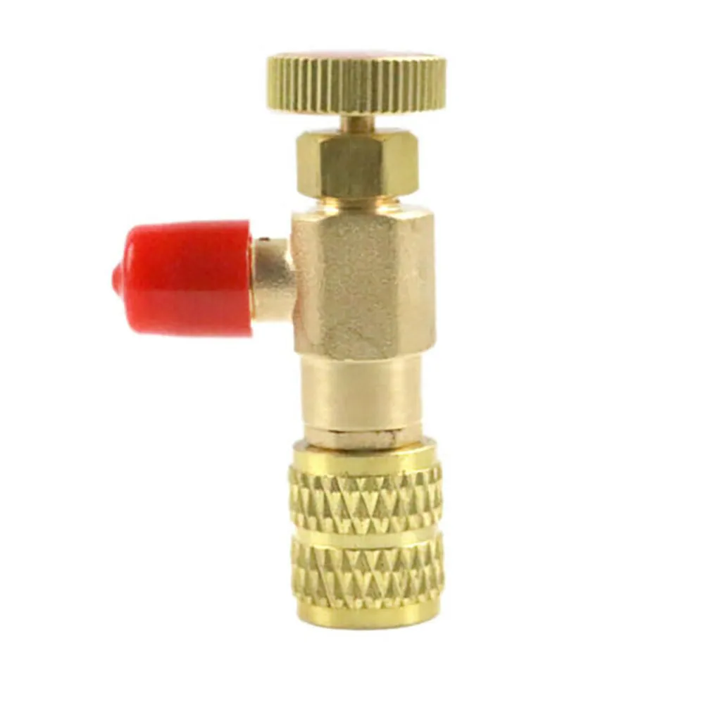 R410A Retention Control Copper Flow Control Valve For Refrigerant Charging Hose Safety Liquid Adapter Hand Tool Parts
R410A Retention Control Copper Flow Control Valve For Refrigerant Charging Hose Safety Liquid Adapter Hand Tool Parts