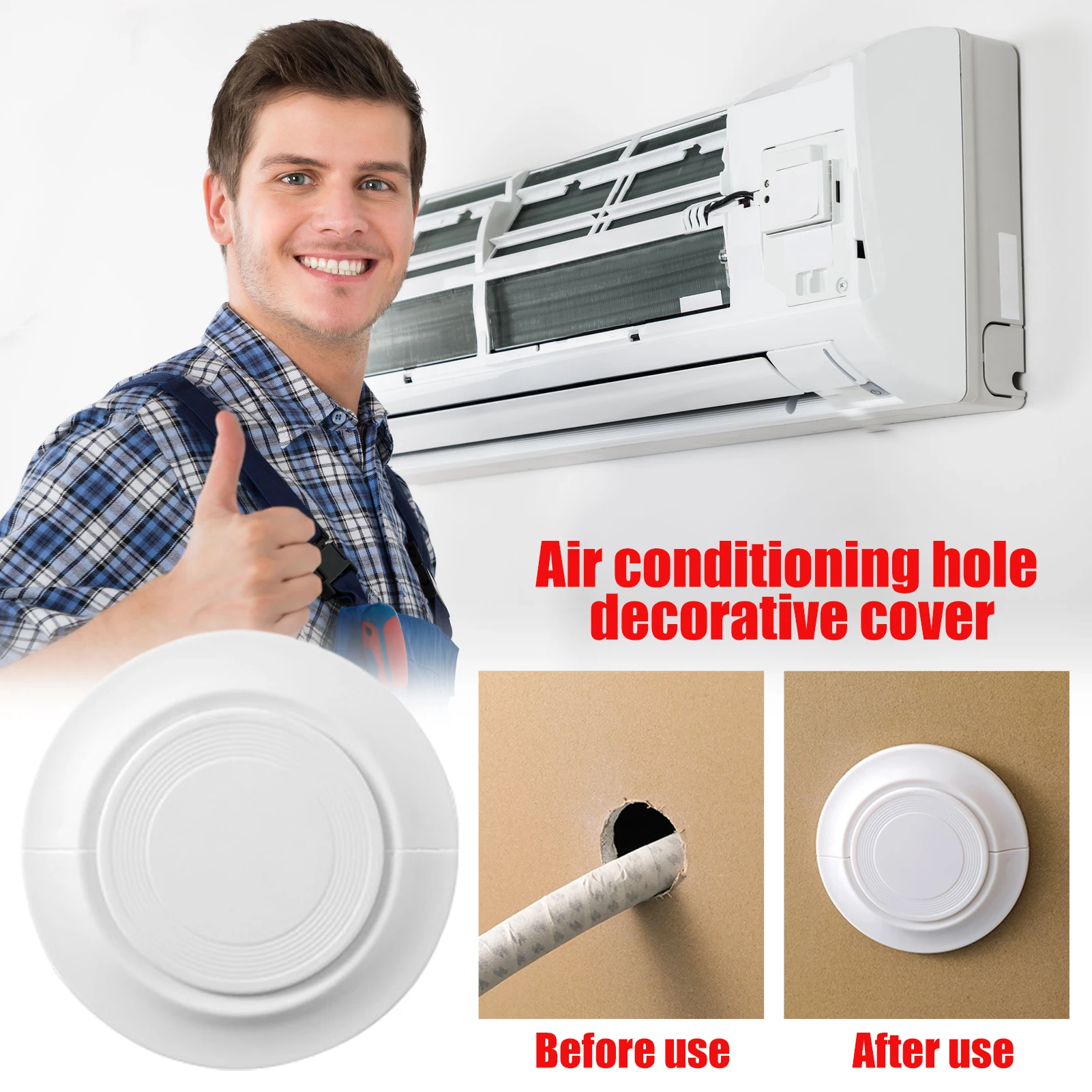 ABS Wall Wire Hole Cover Vents Decoration Protection Duct Cover Snap-on Panel Decor Cap Reserved Drill Hole Plugging Hardware
ABS Wall Wire Hole Cover Vents Decoration Protection Duct Cover Snap-on Panel Decor Cap Reserved Drill Hole Plugging Hardware