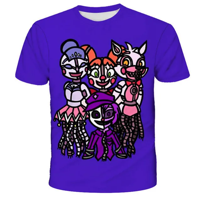 Boys' Clothing T-shirt Five Nights at Freddy 3D Printed T-shirt Boys' Fashion Short Sleeve T-shirt Boys' Clothing
Boys' Clothing T-shirt Five Nights at Freddy 3D Printed T-shirt Boys' Fashion Short Sleeve T-shirt Boys' Clothing