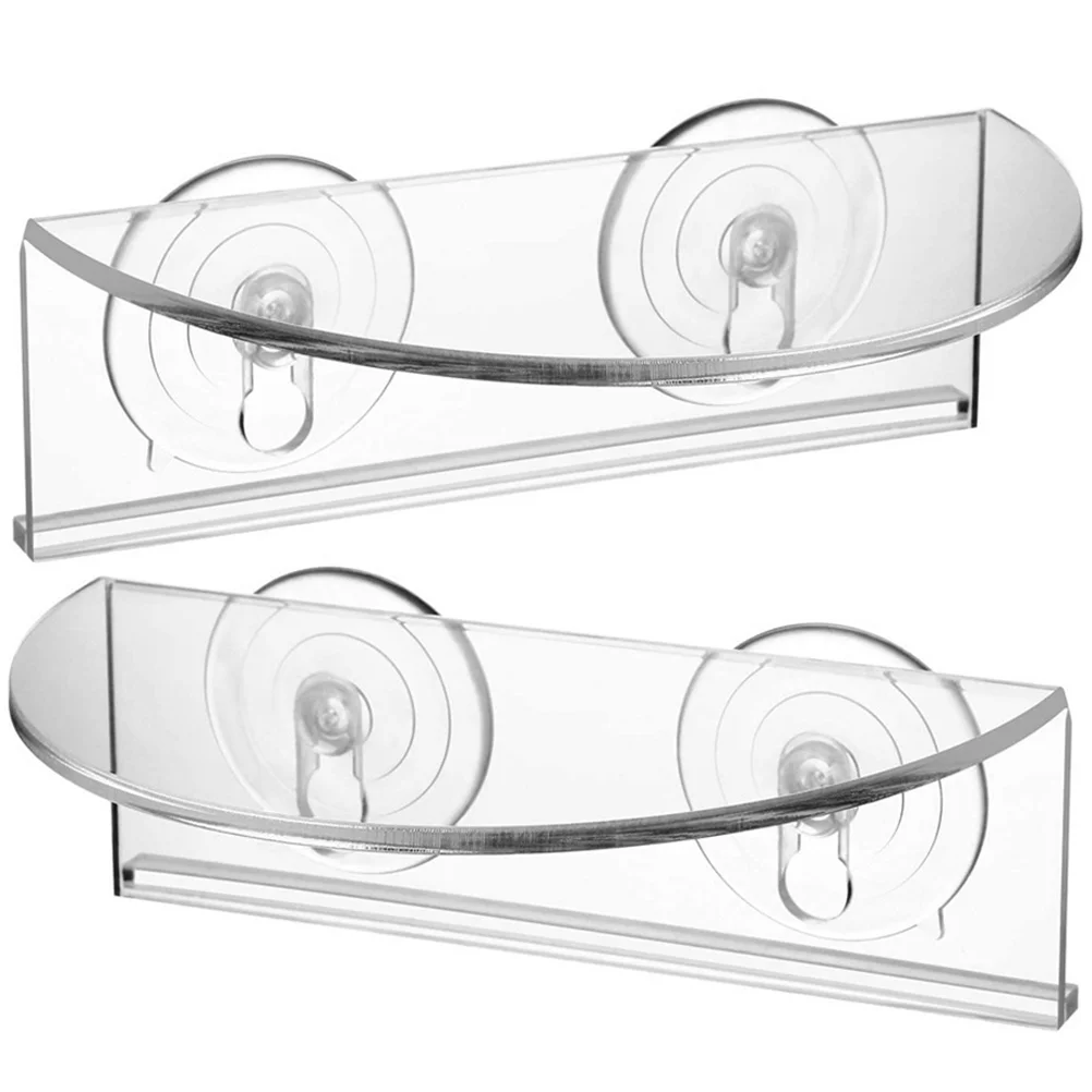 2pcs Transparent Punching Household Window Shelves Window Planter Shelf Small Shelf
2pcs Transparent Punching Household Window Shelves Window Planter Shelf Small Shelf