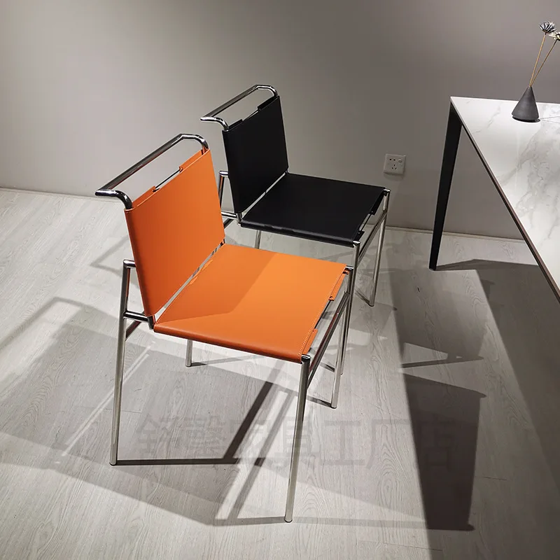Minimalist Nordic Stainless Steel Dining Chair Without Armrest Modern and Simple Antique Furniture Sofa Back Bedroom Home
Minimalist Nordic Stainless Steel Dining Chair Without Armrest Modern and Simple Antique Furniture Sofa Back Bedroom Home
