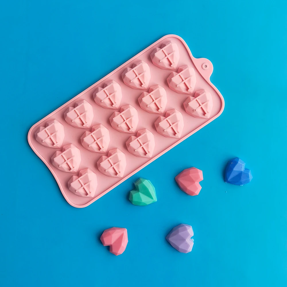 15 Cells Heart Shaped Silicone Chocolate Mold Candy pastry Mold Gummy Baking cake Decoration Tools silicone pâtisserie
15 Cells Heart Shaped Silicone Chocolate Mold Candy pastry Mold Gummy Baking cake Decoration Tools silicone pâtisserie