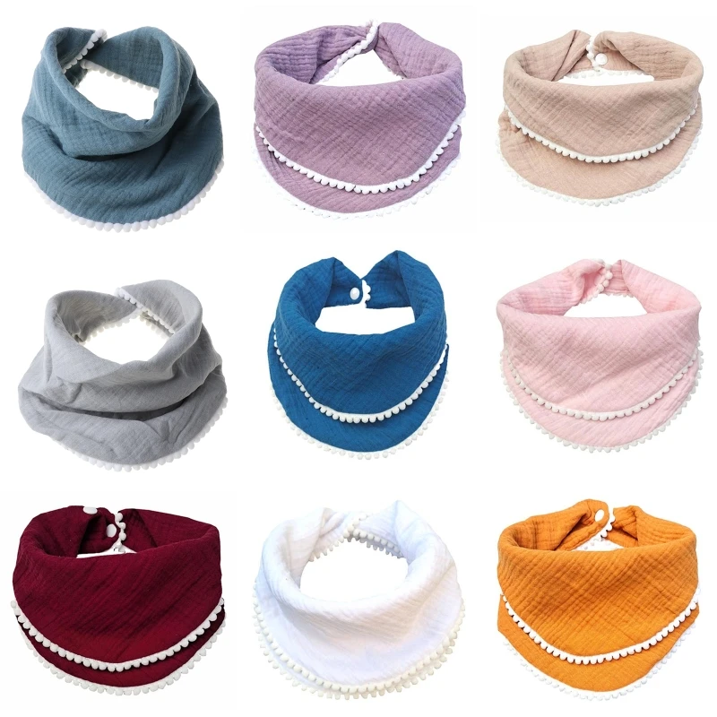 Newborn Baby Bibs Cotton Tassel Saliva Feeding Towel Double Layer for TRIANGLE S N1HB
Newborn Baby Bibs Cotton Tassel Saliva Feeding Towel Double Layer for TRIANGLE S N1HB