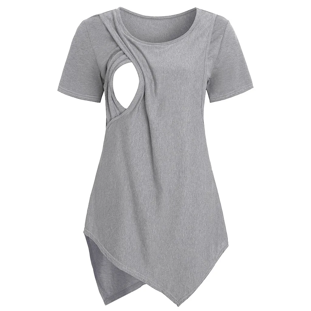 Extra Long Tops Women Maternity Short Sleeve irregular Hem T-shirt Top For Breastfeeding Maternity Ugly Christmas Shirt
Extra Long Tops Women Maternity Short Sleeve irregular Hem T-shirt Top For Breastfeeding Maternity Ugly Christmas Shirt