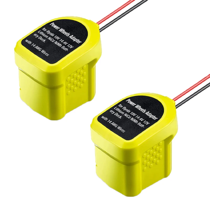 Адаптер для литиевой батареи для Ryobi 18 в One + P108 P107 P102, адаптер для колесного блока питания, док-станция, соединитель питания, провода 14 AWG
Адаптер для литиевой батареи для Ryobi 18 в One + P108 P107 P102, адаптер для колесного блока питания, док-станция, соединитель питания, провода 14 AWG
