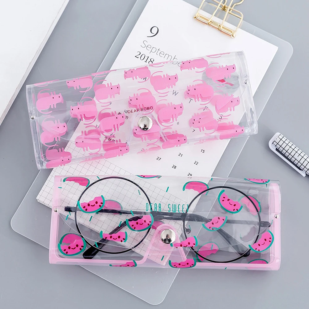 Cartoon Cute Travel Women Transparent PVC Eye Glasses Box Bag Case Protection Carry Box Eyewear Accessoires
Cartoon Cute Travel Women Transparent PVC Eye Glasses Box Bag Case Protection Carry Box Eyewear Accessoires