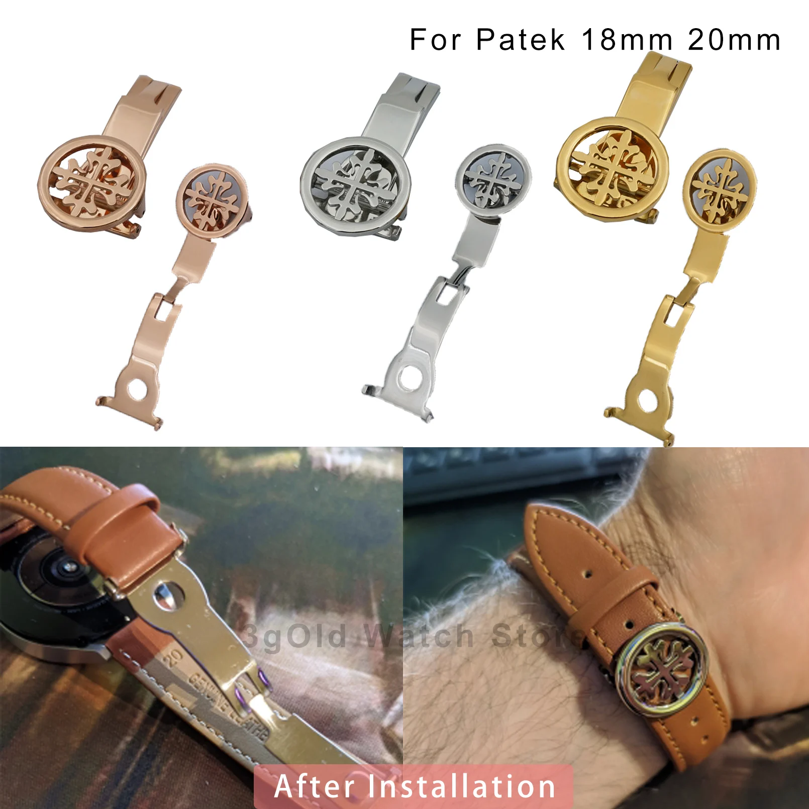 High Quality Stainless Steel Watch Button Folding Clasp Buckle 18mm 20mm of Watch band Strap Case For Patek
High Quality Stainless Steel Watch Button Folding Clasp Buckle 18mm 20mm of Watch band Strap Case For Patek