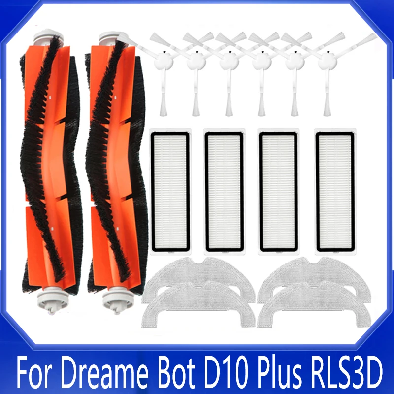 For Xiaomi Dreame Bot D10 Plus Robot Vacuum Spare Parts RLS3D Main Side Brush Hepa Filter Mop Rag Dust Bag Replacement
For Xiaomi Dreame Bot D10 Plus Robot Vacuum Spare Parts RLS3D Main Side Brush Hepa Filter Mop Rag Dust Bag Replacement
