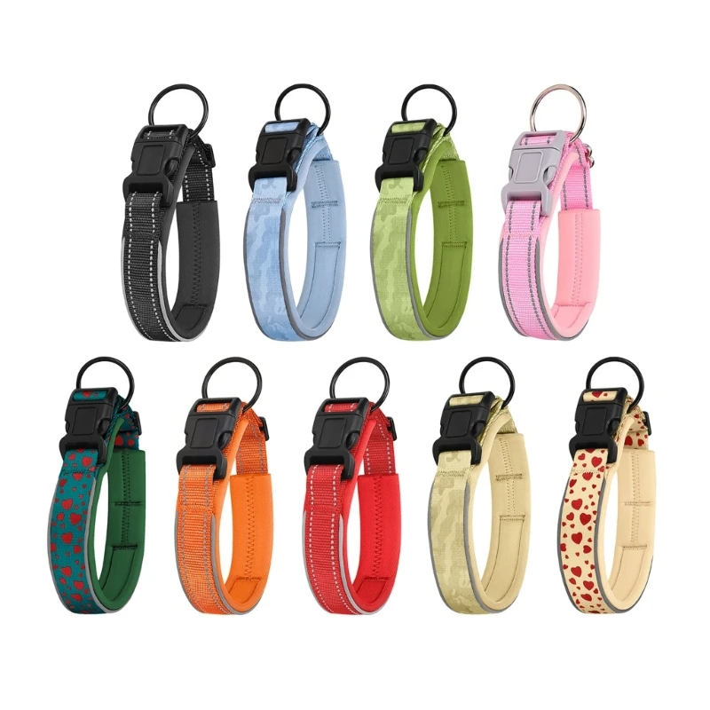 Быстросъемный ошейник с мягкой подкладкой из нейлона для маленьких, средних и больших собак, 448B
Быстросъемный ошейник с мягкой подкладкой из нейлона для маленьких, средних и больших собак, 448B