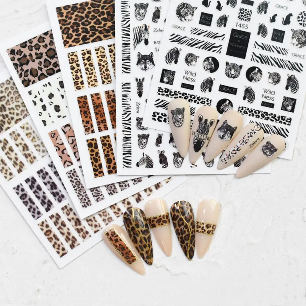 Animal Stickers Snake DIY Nail Materials Leopard Nail Sticker 3D Nail Stickers Nail Art Decoration Adhesive Decals For Women
Animal Stickers Snake DIY Nail Materials Leopard Nail Sticker 3D Nail Stickers Nail Art Decoration Adhesive Decals For Women