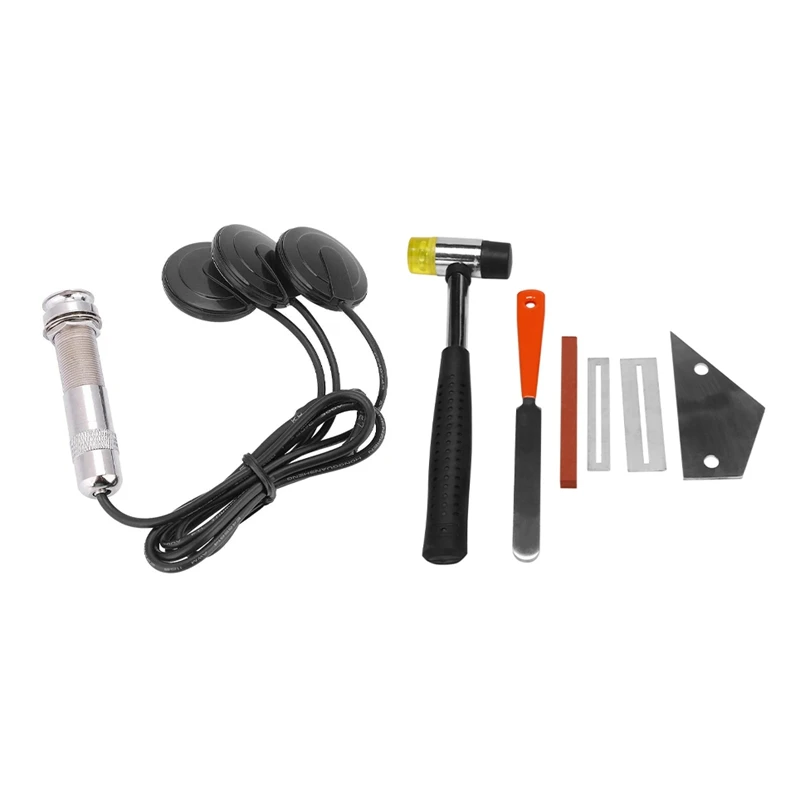 Guitar Tool Kit, Guitar Fret Crowning File With 3X Guitar Pickup Piezo Pickup Transducer
Guitar Tool Kit, Guitar Fret Crowning File With 3X Guitar Pickup Piezo Pickup Transducer