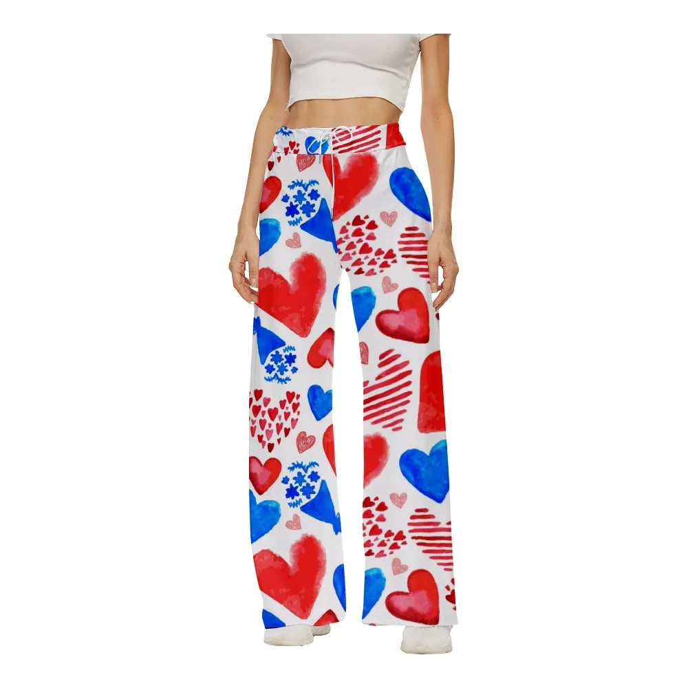 Women Love Printed Bottoms Sweatpants Wide Leg Pants Trousers High Waist Women Casual Female Trousers Streetwear
Women Love Printed Bottoms Sweatpants Wide Leg Pants Trousers High Waist Women Casual Female Trousers Streetwear