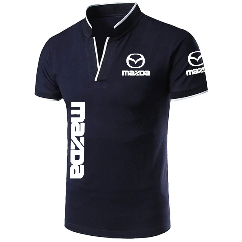 Harajuku Summer men's tops Mazda car logo print High Quality Cotton V neck Men's Short Sleeve hot sale new Solid color Tees
Harajuku Summer men's tops Mazda car logo print High Quality Cotton V neck Men's Short Sleeve hot sale new Solid color Tees