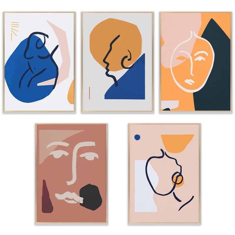 Abstract Art Geometric Lines Canvas Paintings Colorful Nordic Irregular Figure Face Wall Poster Print Pictures for Living Room
Abstract Art Geometric Lines Canvas Paintings Colorful Nordic Irregular Figure Face Wall Poster Print Pictures for Living Room