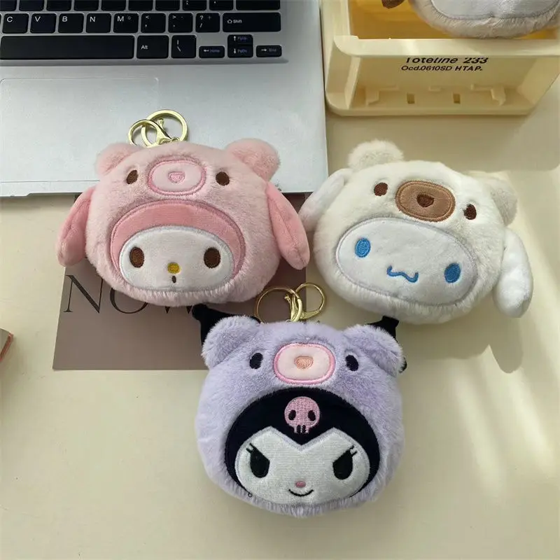 Kawaii Sanrio My Melody Kuromi Pochacco Plush Wallets Coin Purse Pendant Headset Storage Bag Cartoon Doll Keychain Ornaments
Kawaii Sanrio My Melody Kuromi Pochacco Plush Wallets Coin Purse Pendant Headset Storage Bag Cartoon Doll Keychain Ornaments