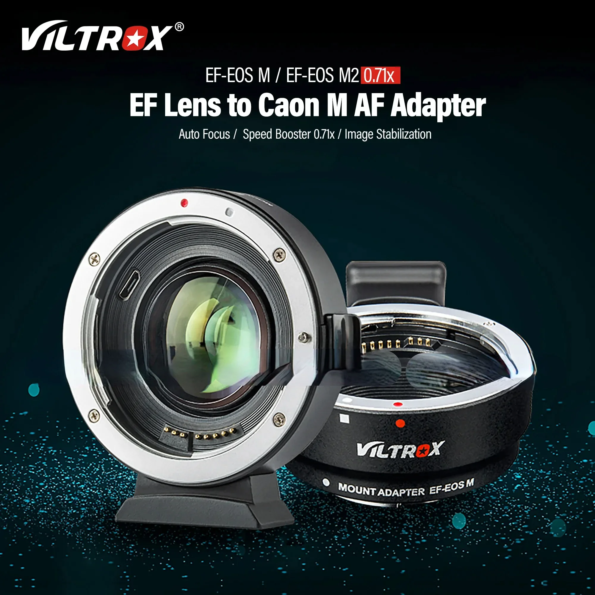 Viltrox Canon EOS M Lens Adapter Auto Focus 0.71x Focal Reducer Speed Booster For Canon EF To M Camera M6 M200 M50 M5
Viltrox Canon EOS M Lens Adapter Auto Focus 0.71x Focal Reducer Speed Booster For Canon EF To M Camera M6 M200 M50 M5