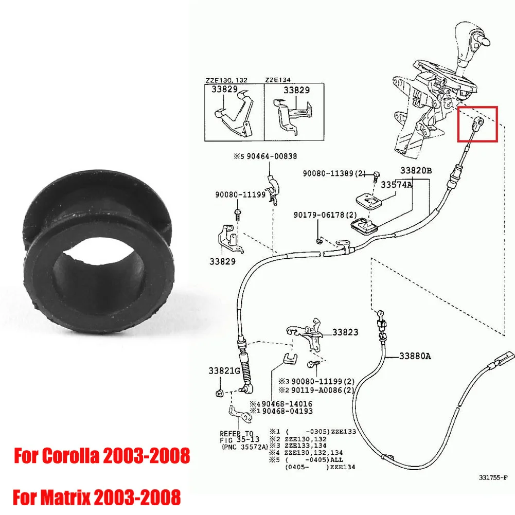 1pc Automatic Gear Shift Lever Cable Bushing Replacement 33820-02370B For Toyota For Corolla 2003-2008
1pc Automatic Gear Shift Lever Cable Bushing Replacement 33820-02370B For Toyota For Corolla 2003-2008