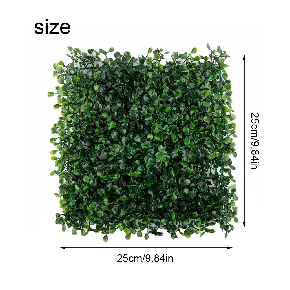 Simulated Lawn Artificial Plant Walls HDPE Foliage Hedge Grass Mat Greenery Panels Fence 25x25cm For Indoors/outdoors
Simulated Lawn Artificial Plant Walls HDPE Foliage Hedge Grass Mat Greenery Panels Fence 25x25cm For Indoors/outdoors