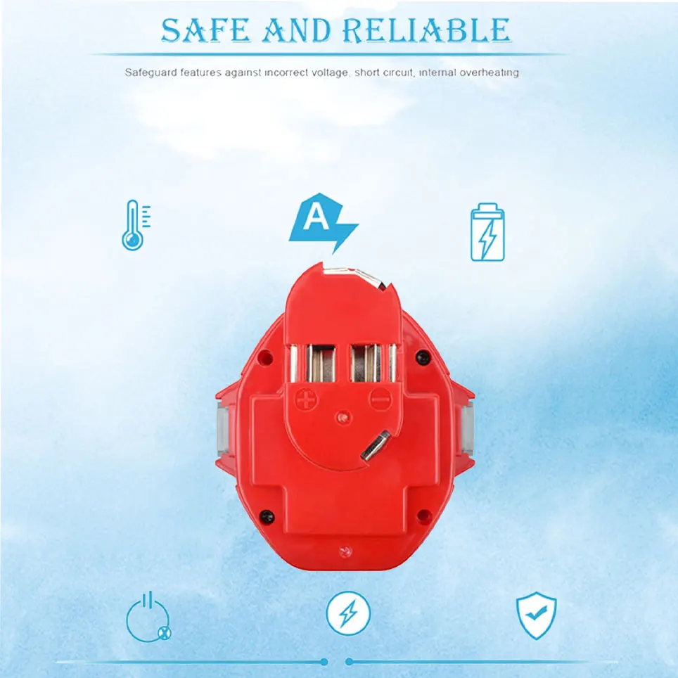 2022 14.4V 12800mAh compatible with Makita 193158-3 1051D 4033D 5094D 6280D 8280D JR140D ML140 1420 NiMH battery replacement
2022 14.4V 12800mAh compatible with Makita 193158-3 1051D 4033D 5094D 6280D 8280D JR140D ML140 1420 NiMH battery replacement