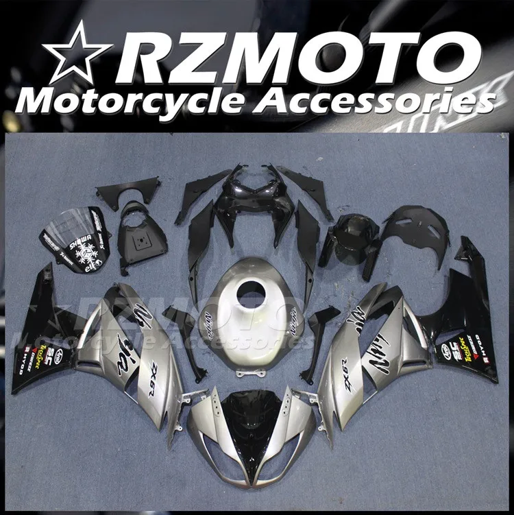 Новый комплект обтекателей из АБС-пластика подходит для Kawasaki Ninja ZX-6R ZX6R 636 599 2009 2010 2011 09 10 11 12 Кузов + Крышка Резервуара серый
Новый комплект обтекателей из АБС-пластика подходит для Kawasaki Ninja ZX-6R ZX6R 636 599 2009 2010 2011 09 10 11 12 Кузов + Крышка Резервуара серый