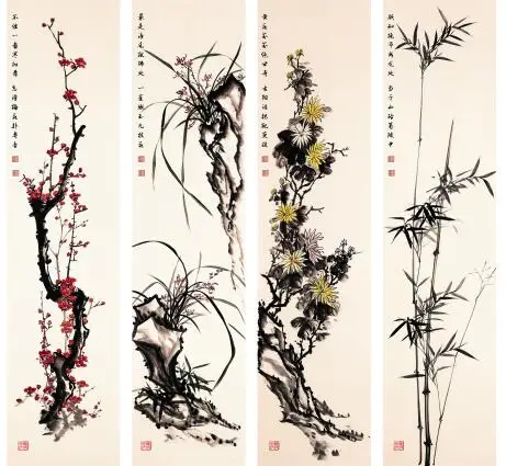 MT0003 Chinese Style Plum orchid bamboo chrysanthemum Print Art Canvas Poster For Living Room Decor Home Wall Picture 
MT0003 Chinese Style Plum orchid bamboo chrysanthemum Print Art Canvas Poster For Living Room Decor Home Wall Picture