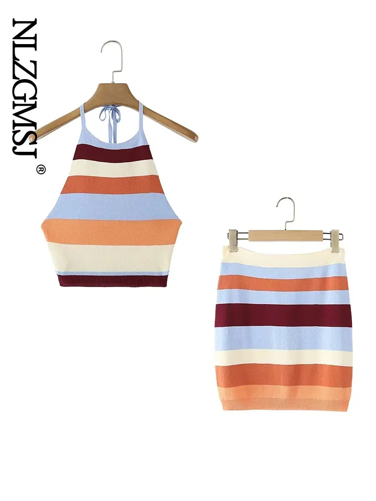 Nlzgmsj Two Piece Set Womens Outfits Summer Crochet Beach Outfits Striped Casual Vacation Dress Sets Crop Top And Mini Skirt
Nlzgmsj Two Piece Set Womens Outfits Summer Crochet Beach Outfits Striped Casual Vacation Dress Sets Crop Top And Mini Skirt