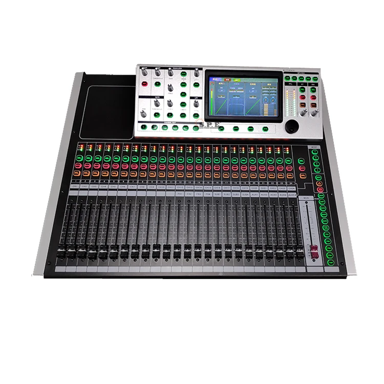 SPE professional high quality LED display 24 channel audio digital mixer suitable for Disco digital mixer console
SPE professional high quality LED display 24 channel audio digital mixer suitable for Disco digital mixer console