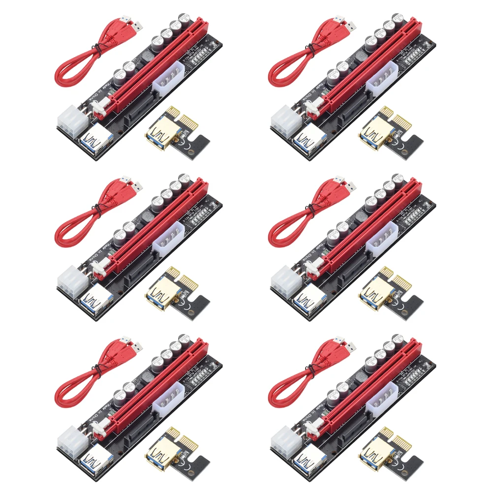 6 шт., Райзер VER011 Plus PCIE для видеокарты, USB 3,0 Райзер, PCI Express x16 Райзер, светодиодная карта Райзера для майнинга биткоинов
6 шт., Райзер VER011 Plus PCIE для видеокарты, USB 3,0 Райзер, PCI Express x16 Райзер, светодиодная карта Райзера для майнинга биткоинов