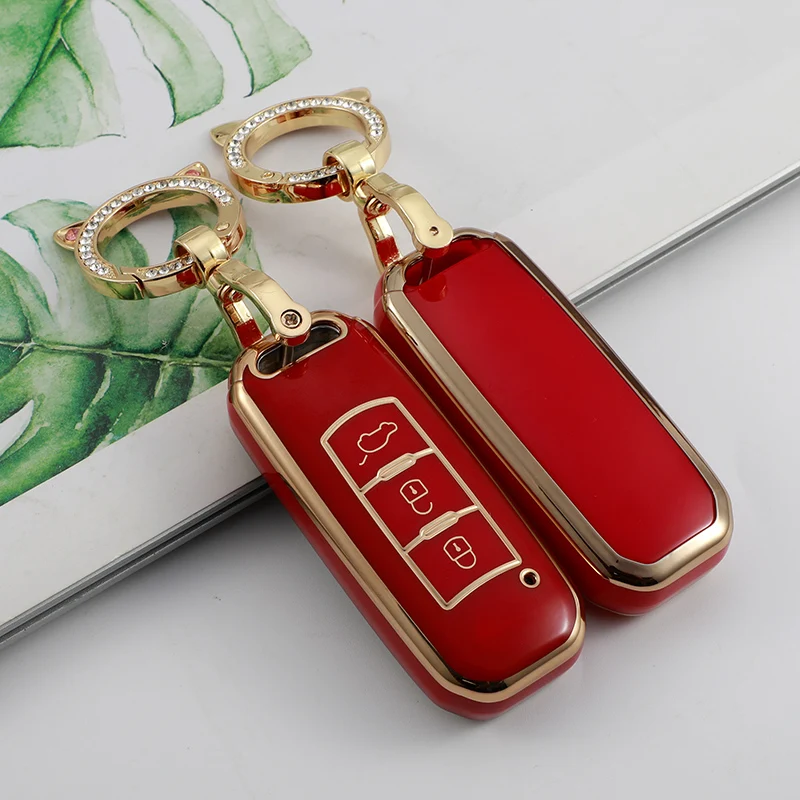Gold Edge Car Remote Key Case Cover Shell Fob For GAC Trumpchi GS GA3 GA3S GA5 GA6 GS4 GS8 GS5 GS3 GA4 Keychain Auto Accessories
Gold Edge Car Remote Key Case Cover Shell Fob For GAC Trumpchi GS GA3 GA3S GA5 GA6 GS4 GS8 GS5 GS3 GA4 Keychain Auto Accessories